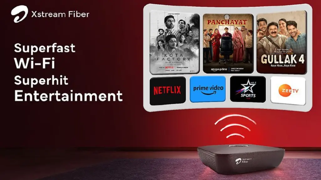 Airtel Xstream AirFiber प्लान्स 2024 हाई इंटरनेट स्पीड के साथ मिलेगी 350 HD चैनल्स और 22+ OTT की सुविधा